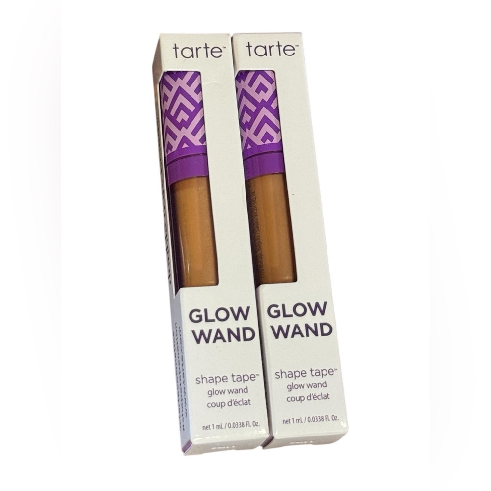 Tarte Glow Wand Shape Tape liquid Highlighter Bundle of 2 Auroral - 1ml each